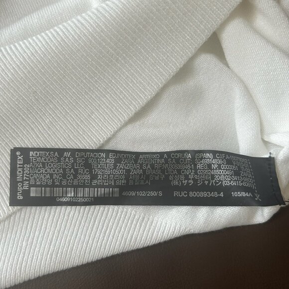 NWOT Zara Beaded Neckline Knit Top Size S - Picture 13 of 13